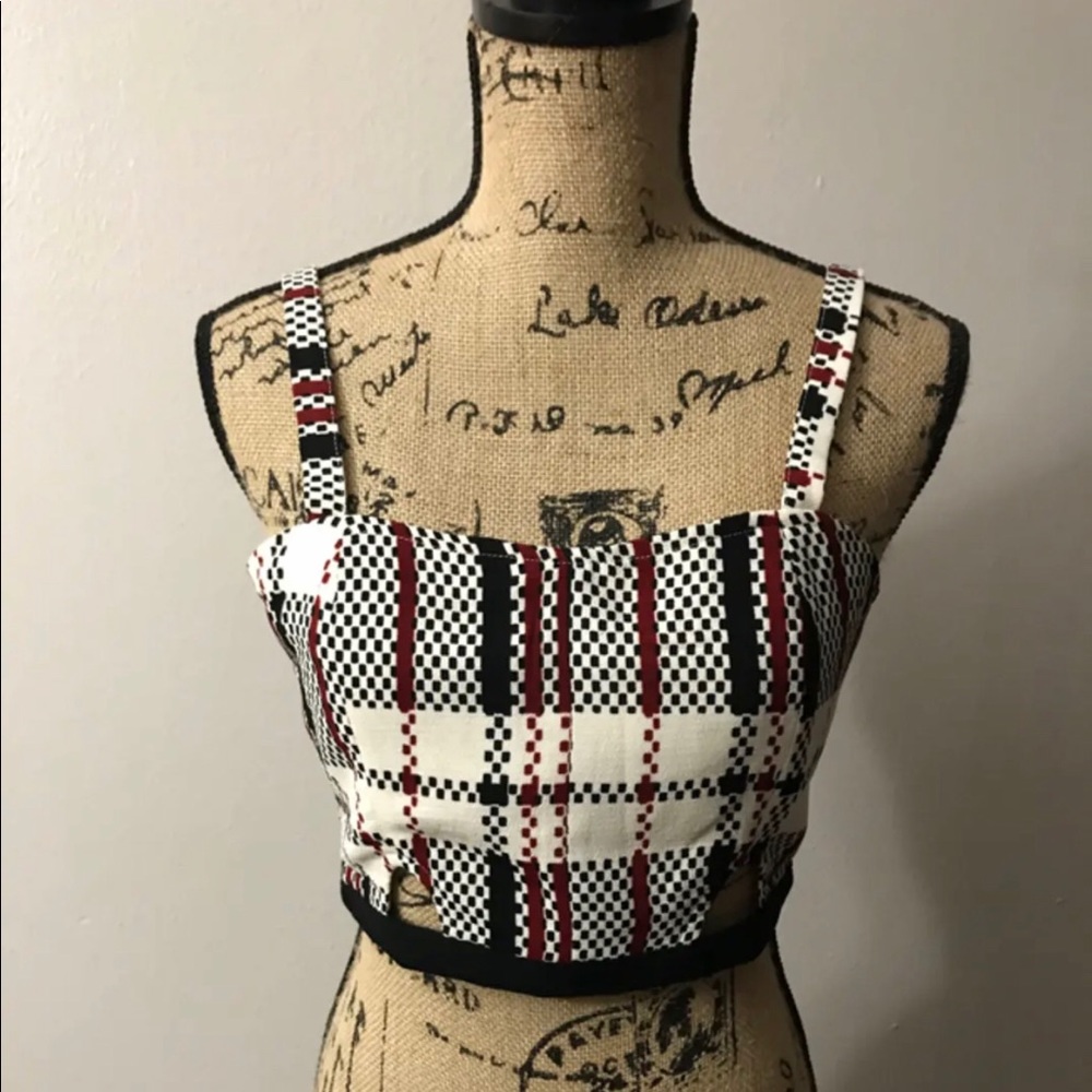 Forever 21 Plaid Crop Top